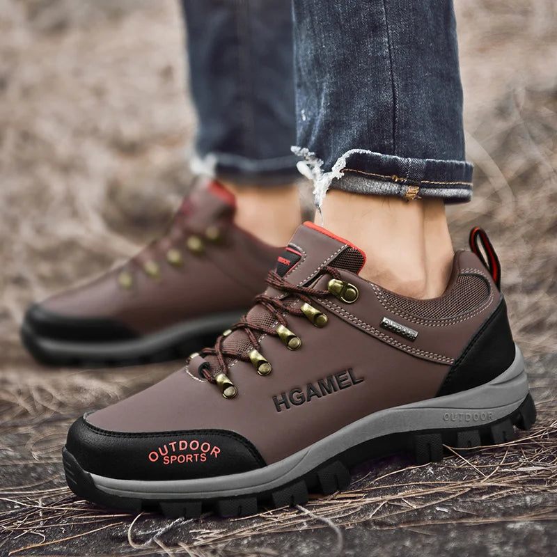 Outdoor Men Treking Shoes Breathable Climbing Hiking Sneakers Men Trainers Comfortable Walking Casual Shoes Men Camping Shoes