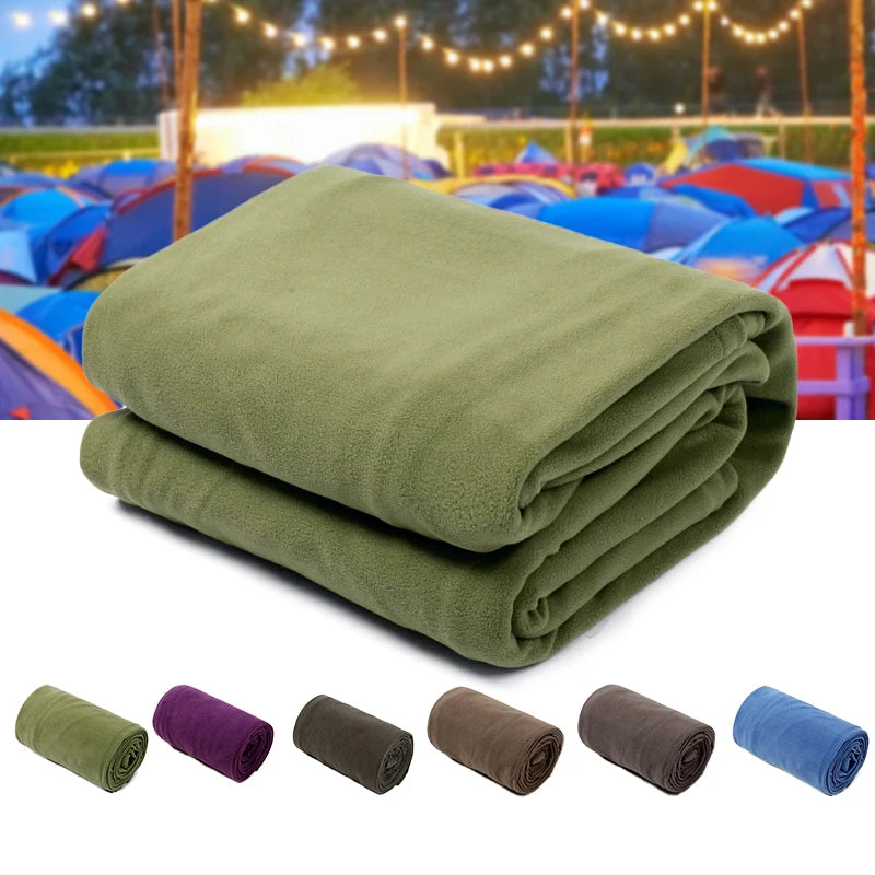 Portable Ultra-light Polar Fleece Sleeping Bag Outdoor Camping Tent Bed Travel Warm Sleeping Bag Liner Camping sport Accessories