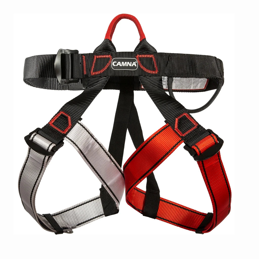 Half Body Climbing Harness Waist Safety Harness for Mountaineering Rock Climbing Rappelling Tree Climbing Strap Waist Belt Leg