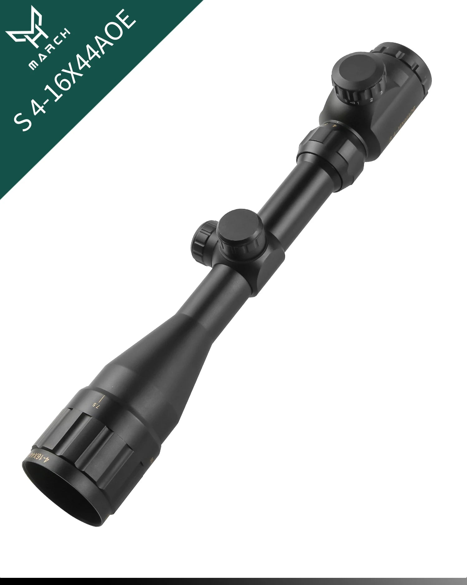 MARCH S4-16X44AOE Tactical Riflescopes Spotting Rifle Scope for Hunting Optical Collimator Air Gun Sight  Red Green Illumination