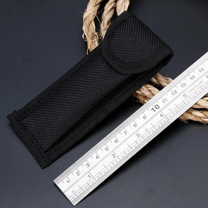 1PC Oxford Nylon Folding Knife Sleeve Packaging Outdoor Camping Hiking Nylon Case  Knives Cover Bags Pouch Organizer