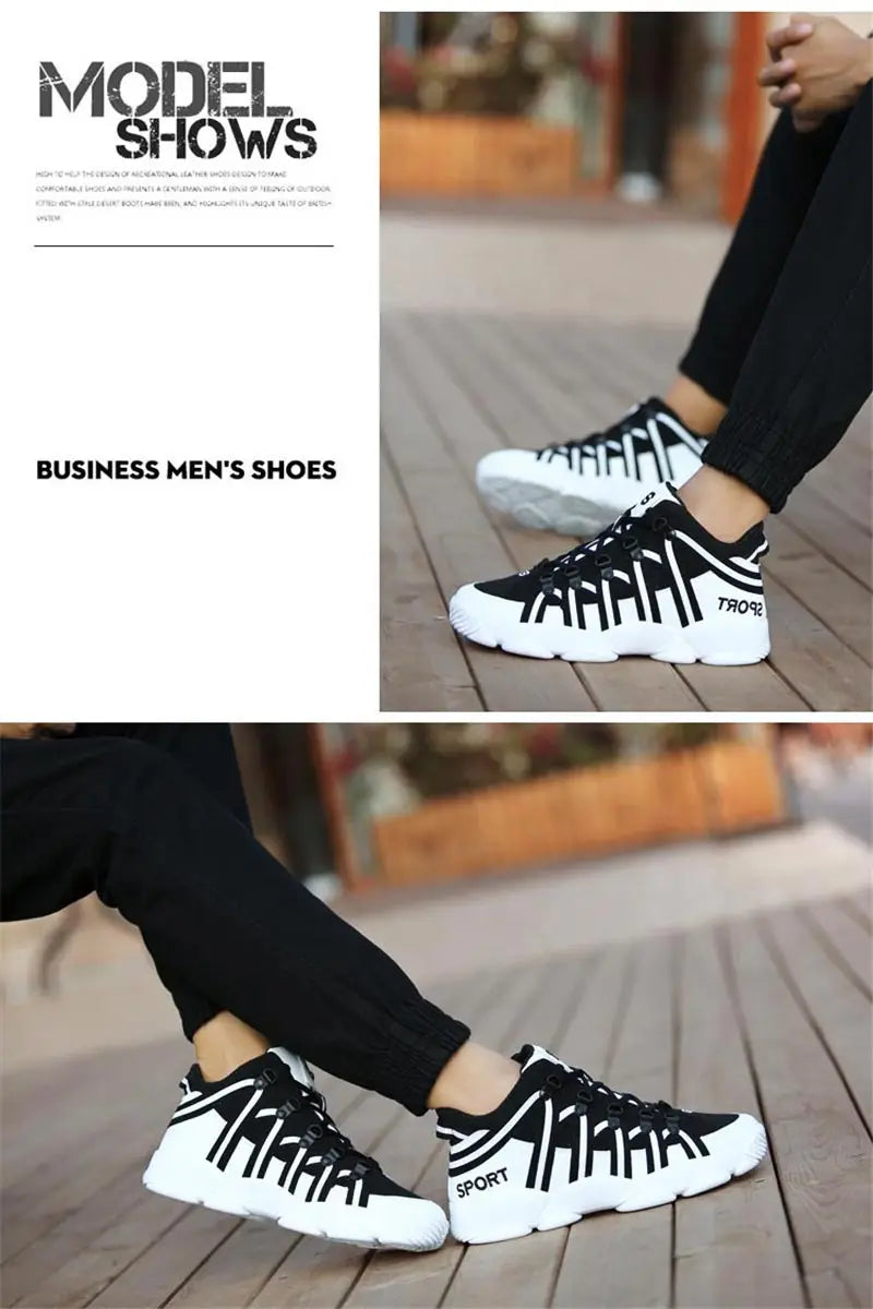 Large Size PU Leather Men's Running Shoes Men's White Sports Shoes Women Sport Shoes for Men Sneakers Red Basket Walk GME-0105