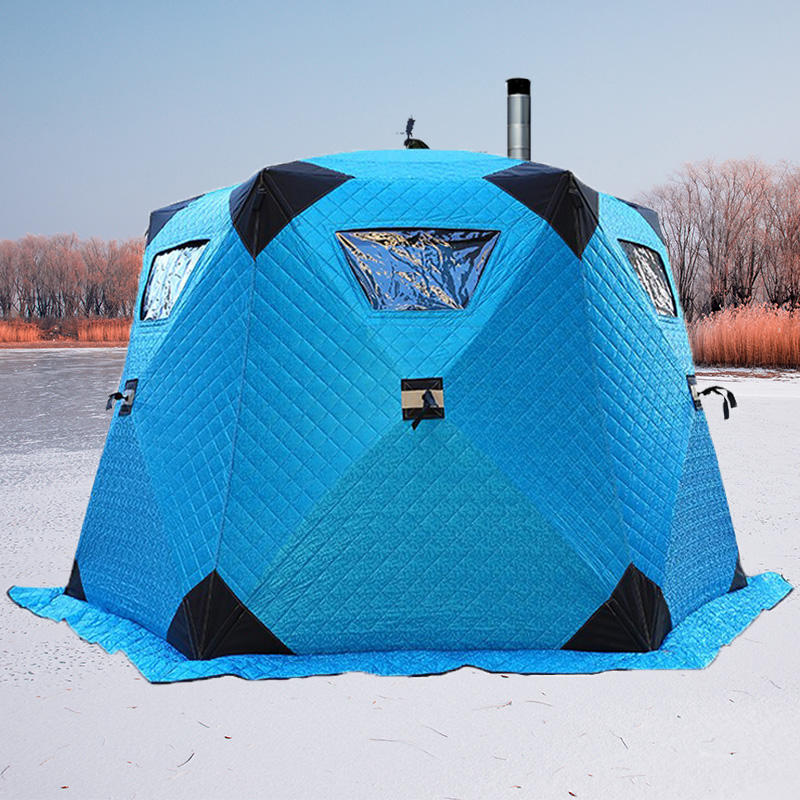 Windproof and Snow-Resistant Winter Fishing Tent – Warm and Durable Outdoor Camping Shelter