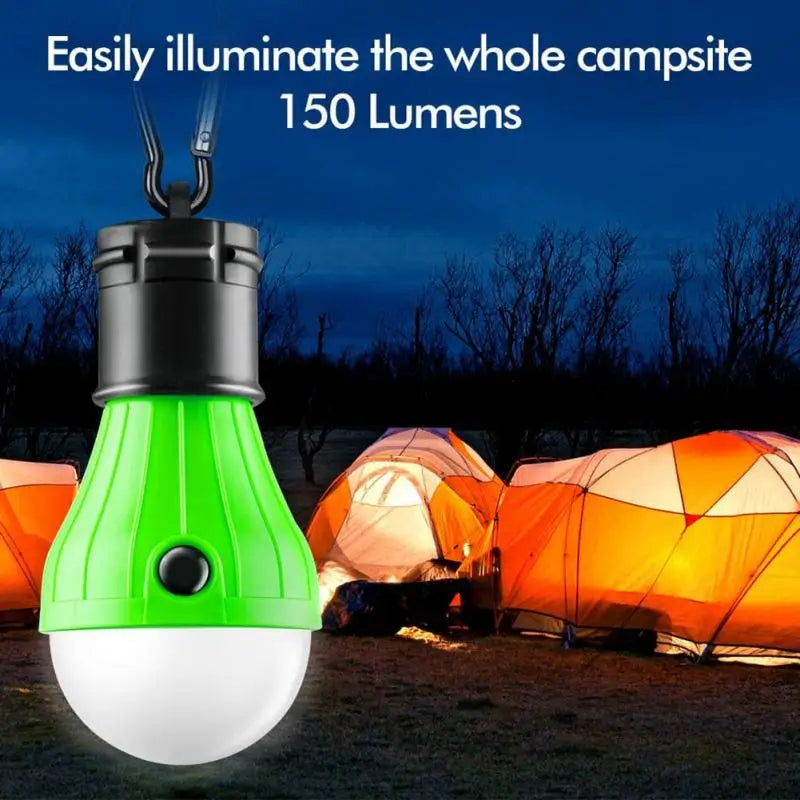 Camping Lantern Outdoor Light Battery Powered Lights Multicolor Waterproof Lighting Mini Portable LED Lamp Bulb Emergency Light