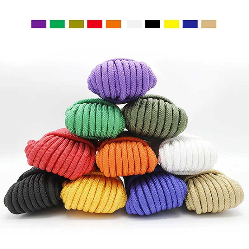 10M 8mm Braided Nylon Polypropylene Rope Strong PP Climbing Boat Yacht Sailing Pulley Clothes Line DIY Craft Decoration 10 Color