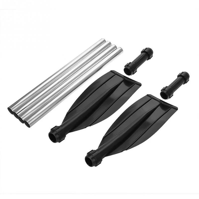 2 Pcs Detachable Kayak Fishing Board Boat Rafting Paddle Aluminum Alloy Rod Stand Up Surfing Oars For Canoe Inflatable Boat Sup