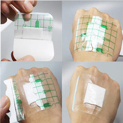 10Pcs/lot Medical Transparent Tape Adhesive Plaster Waterproof Wound Hemostasis Sticker Band First Aid Bandage Emergency Kit