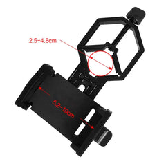 SVBONY Universal Cell Phone Adapter Mount Support Eyepiece Diameter 25-48mm for Binocular Monocular Spotting Scope Telescope