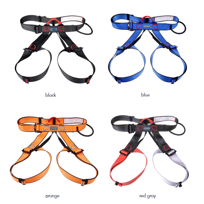 Climbing Harness, Rock Climbing Harness Protect Waist Safety Harness, Half Body Harness for Mountaineering Fire Rescuing