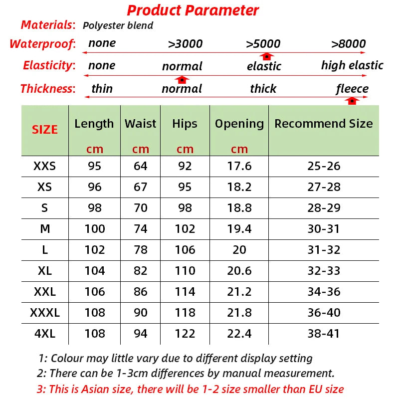 Winter Thicken Fleece Thremal Hiking Pants Men Softshell Trousers Kids Boy Outdoor Waterproof Trekking Skiing Clothing Customize