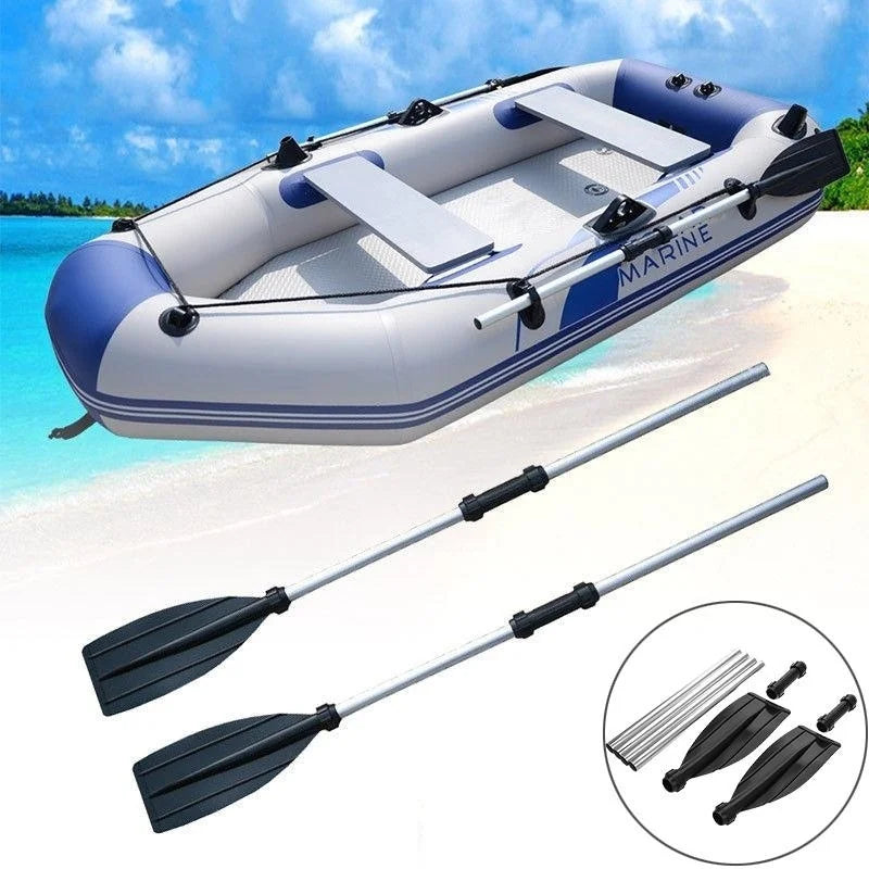 2 Pcs Detachable Kayak Fishing Board Boat Rafting Paddle Aluminum Alloy Rod Stand Up Surfing Oars For Canoe Inflatable Boat Sup