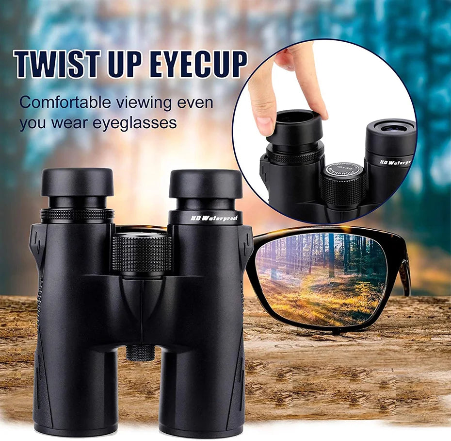 Svbony SV47 8x42/10x42 HD Binoculars Waterproof Spotting Scope for Adults, FMC Lens, Bak4 Prism for Hiking and Wildlife Observe