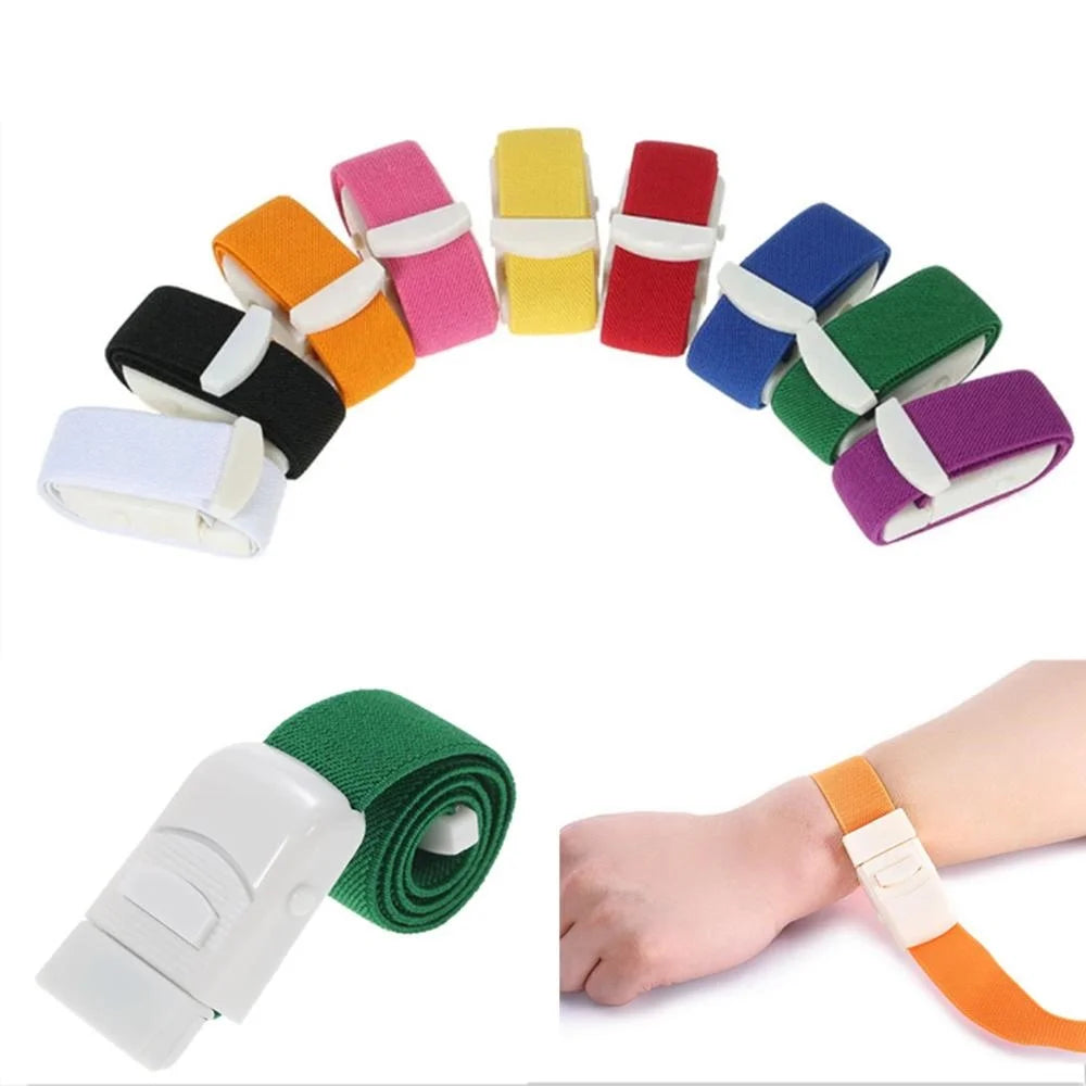 ABS Snap Tourniquet Quick Release Medical Emergency Buckle Band Adjustable Portable Ribbon Outdoor First Aid Accessories