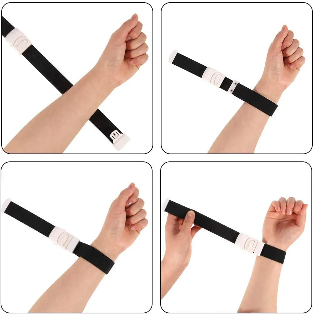 ABS Snap Tourniquet Quick Release Medical Emergency Buckle Band Adjustable Portable Ribbon Outdoor First Aid Accessories