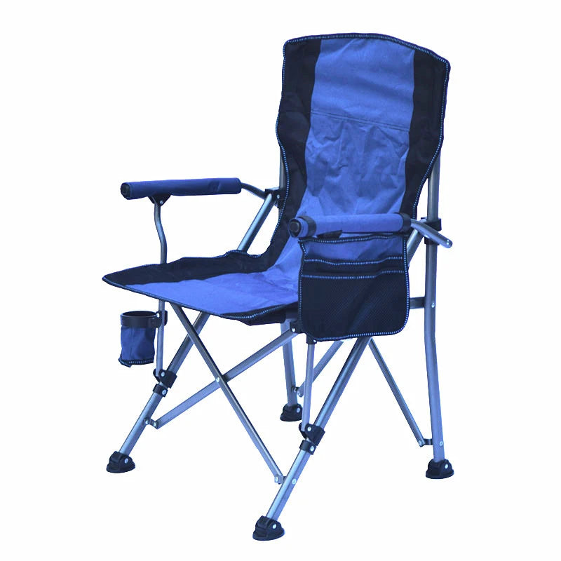 Outdoor Folding Tables and Chairs Camping Chairs Sturdy Folding Lawn Portable Belt Chairs Barbecue Self-driving Equipment