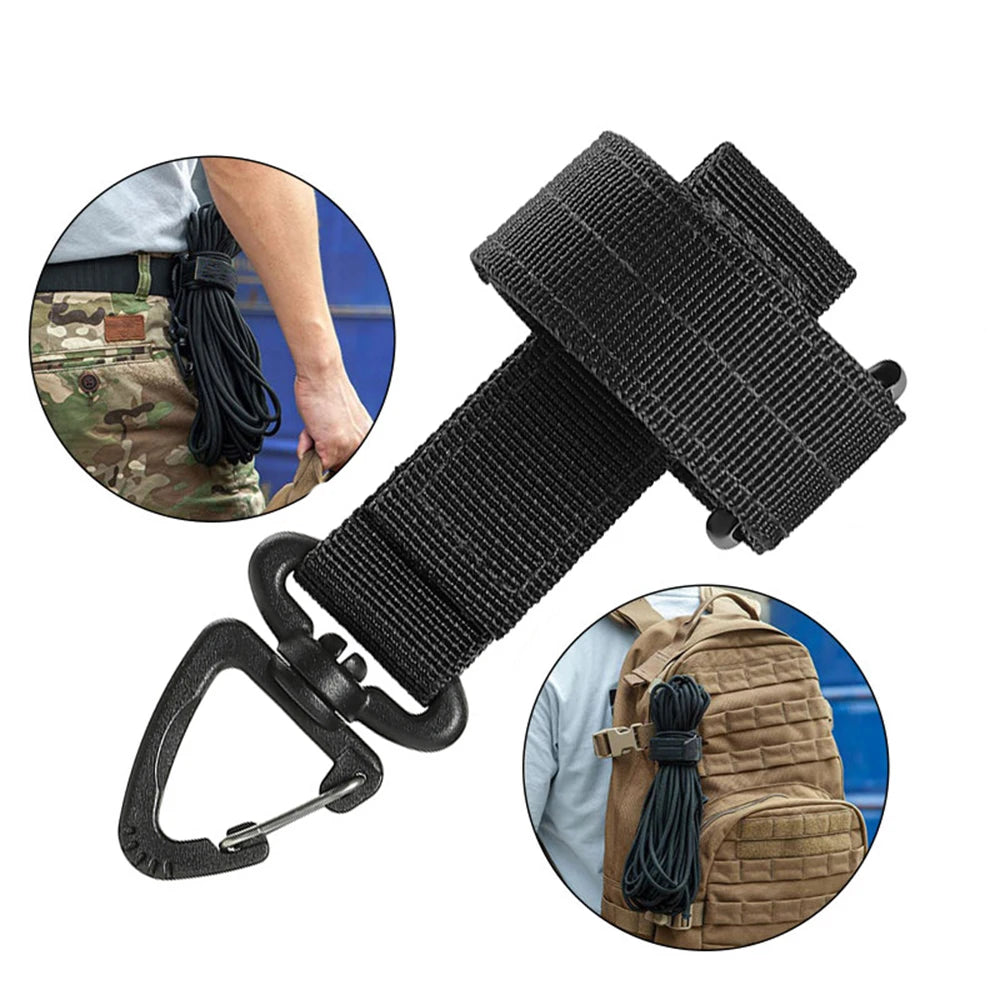 Multi-purpose Tactical Gloves Buckle Glove Hook Military Fan Outdoor Climbing Rope Storage Adjust Camping Glove Hanging Buckle