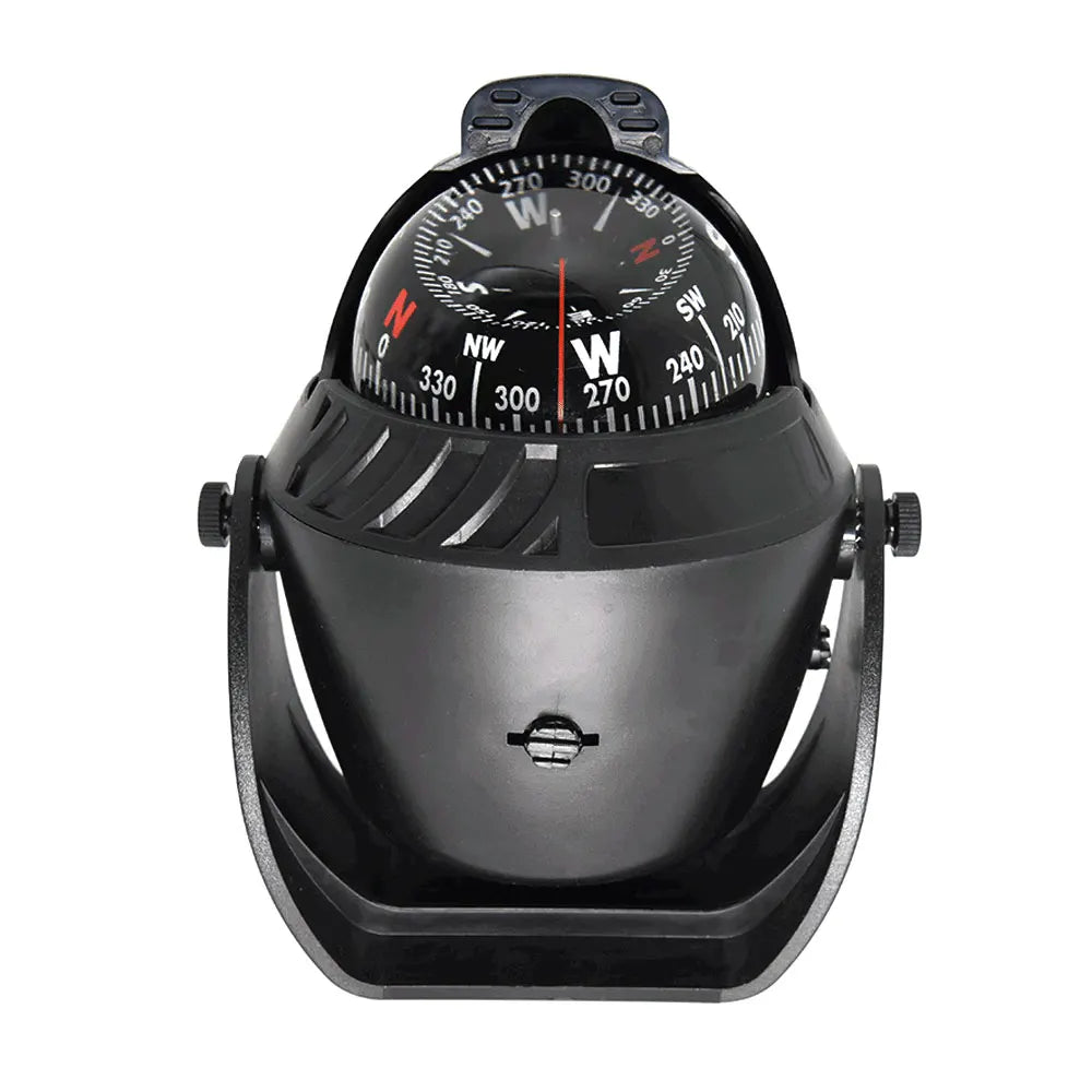 HD Sea Marine Pivoting Compass Electronic Navigation Compass Camping Gear LED Light Compass Guide Ball for Boat Vehicle Car