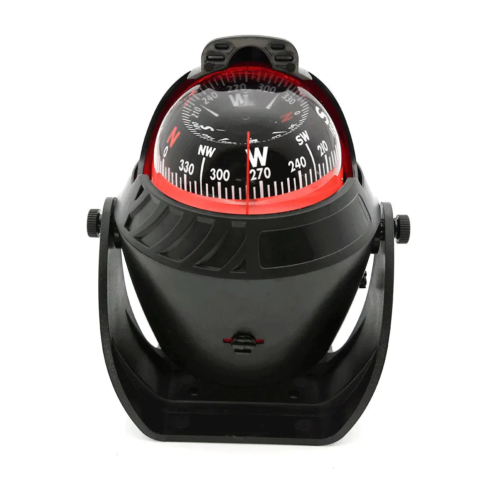 HD Sea Marine Pivoting Compass Electronic Navigation Compass Camping Gear LED Light Compass Guide Ball for Boat Vehicle Car