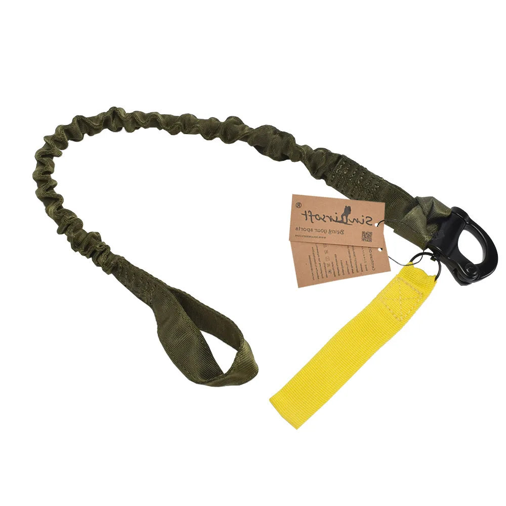 SINAIRSOFT Outdoor Tactical 55cm Adjustable Safety Rope Sling Multifunction Strap Nylon Belt Hunting Survival Kit Rescue Sling