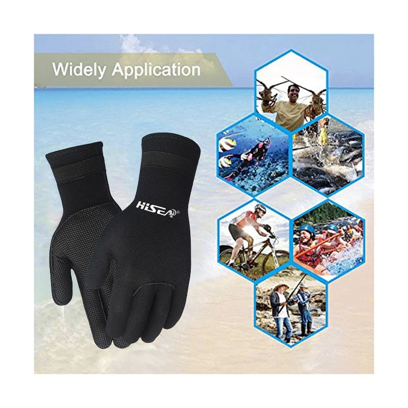 2.5MM Neoprene Scuba Diving Gloves Snorkeling Submersible Equipment Swim Water Ski Surf Collocationing Spearfishing Wet Suit