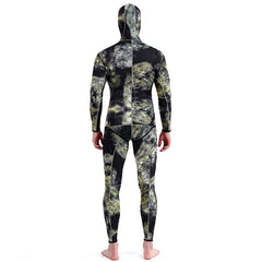 Camouflage SCR Neoprene 3mm Swim Wetsuits Men's Diving Suit Split Scuba Snorkel Swimsuit Spearfishing Surfing Jumpsuit Equipment