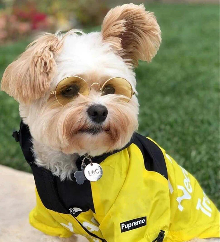 Pet Dog Waterproof Coat The Dog Face Pet Clothes Outdoor Jacket Dog Raincoat Reflective Clothes for Small Medium Large Dogs