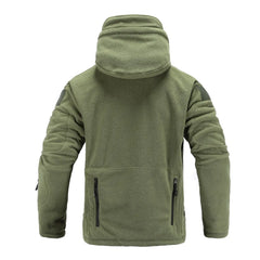 Tactical Fleece Jacket Military Uniform Soft Shell Casual Hooded Jacket Men Thermal Army Clothing