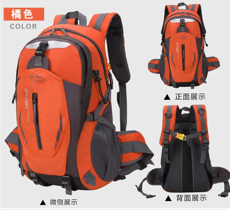 30L Men Women Outdoor Fishing Bags Waterproof Travel Trekking Backpack Climbing Hiking Camping Rucksack Tactical Sports Bags