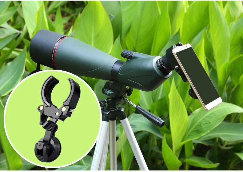 Universal Cell Phone Adapter Clip support For Mount Spotting Scope 25-48mm Eyepiece Binocular Monocular Telescope astronomical