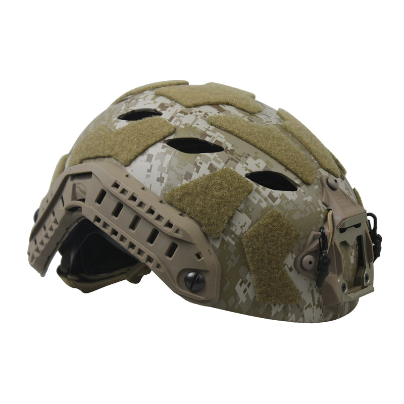 Carbon Fiber Tactical Helmet, Perforated Version, Breathable Field Mountaineering Parachute Riding Helmet, SF, H016