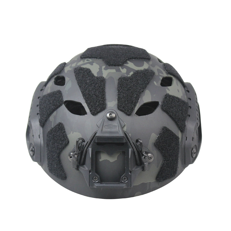 Carbon Fiber Tactical Helmet, Perforated Version, Breathable Field Mountaineering Parachute Riding Helmet, SF, H016