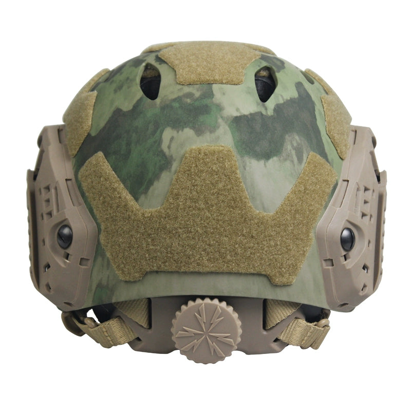 Carbon Fiber Tactical Helmet, Perforated Version, Breathable Field Mountaineering Parachute Riding Helmet, SF, H016