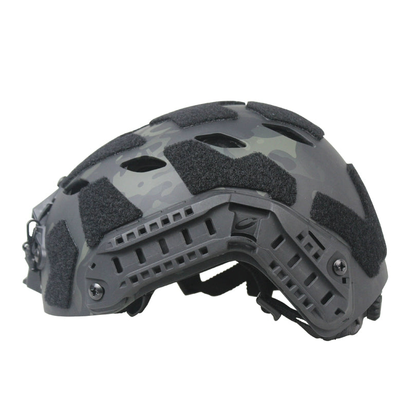 Carbon Fiber Tactical Helmet, Perforated Version, Breathable Field Mountaineering Parachute Riding Helmet, SF, H016