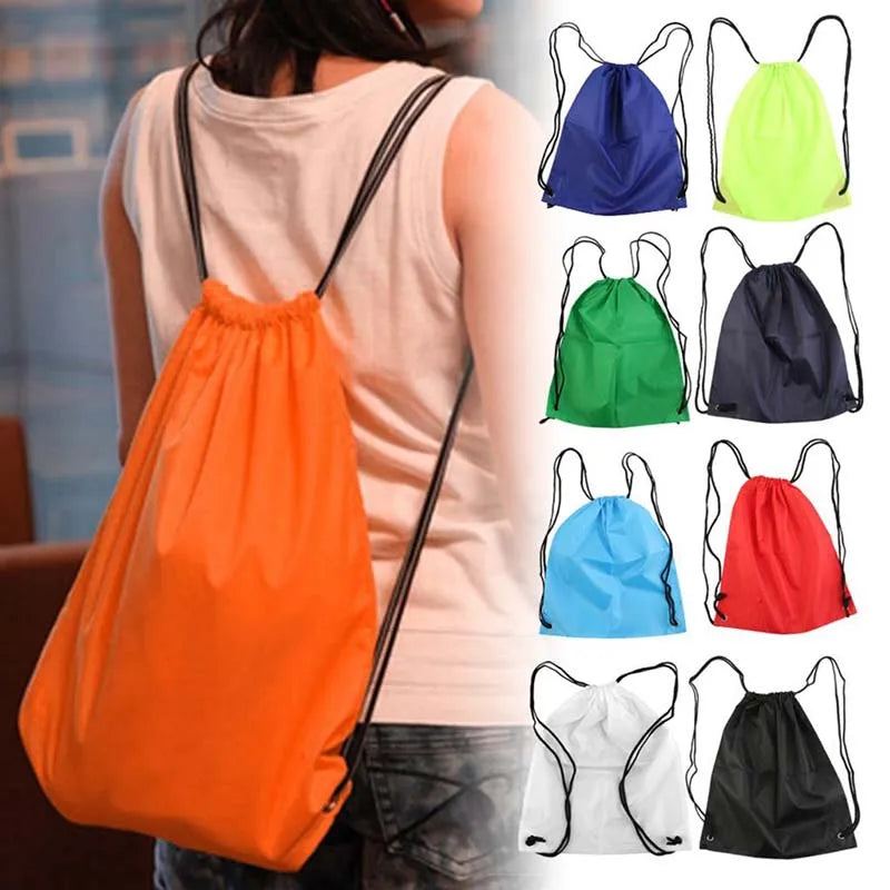 Waterproof Foldable Gym Bag Fitness Backpack Drawstring Shop Pocket Hiking Camping Beach Swimming Men Women Sports Bags