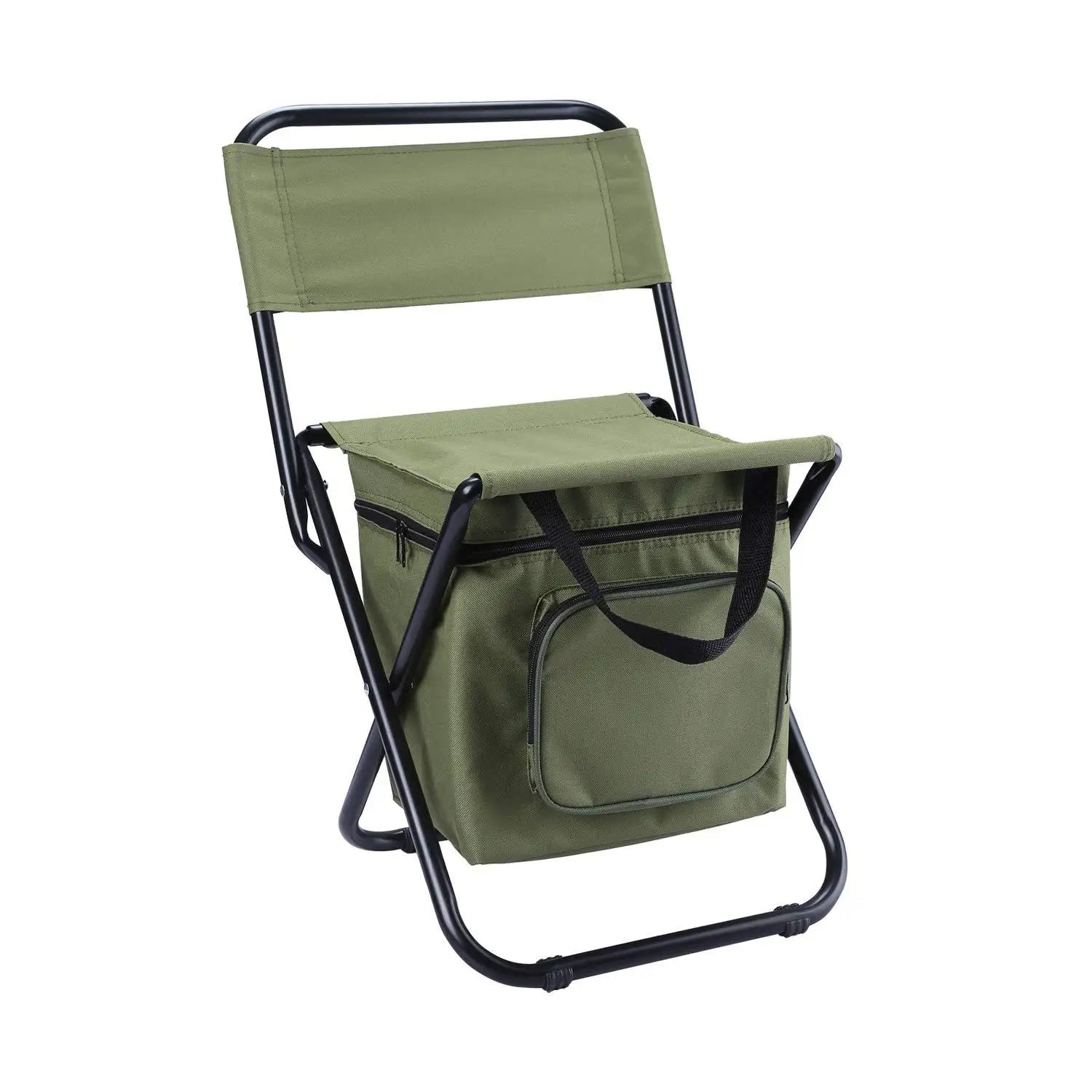 Outdoor Camping Folding Portable Cooler Chair Picnic Fishing Beach Hiking Outdoor Backpack Ultralight Seat Table Camping Stools