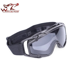 FMA Outdoor Tactical Helmet Goggles Explosion-Proof Windproof Anti Impact Ballistic Goggles Mountaineering Ski Goggles Sandproof