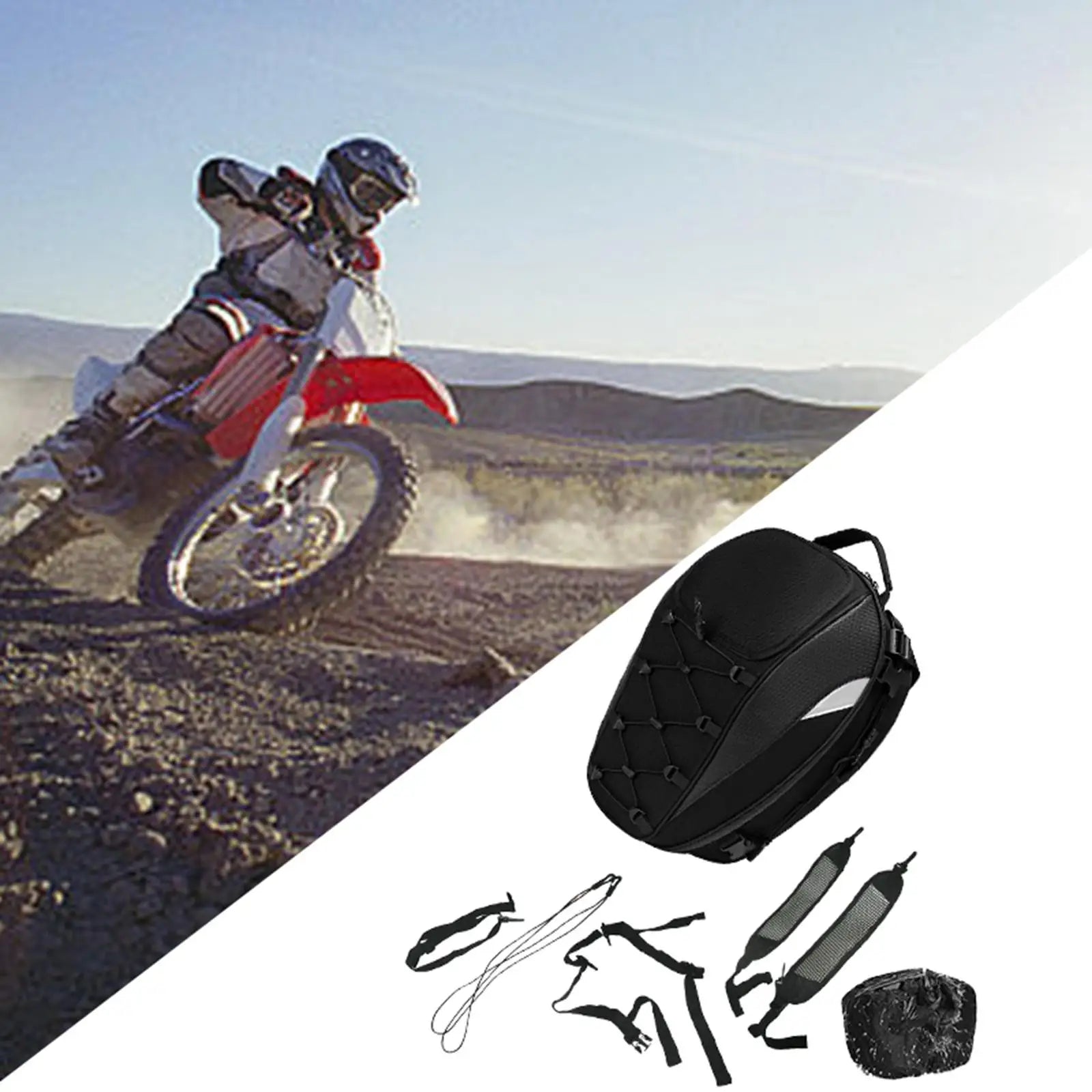 Helmet Bag Motorcycle Riding Backpack for Travelling Mountaineering