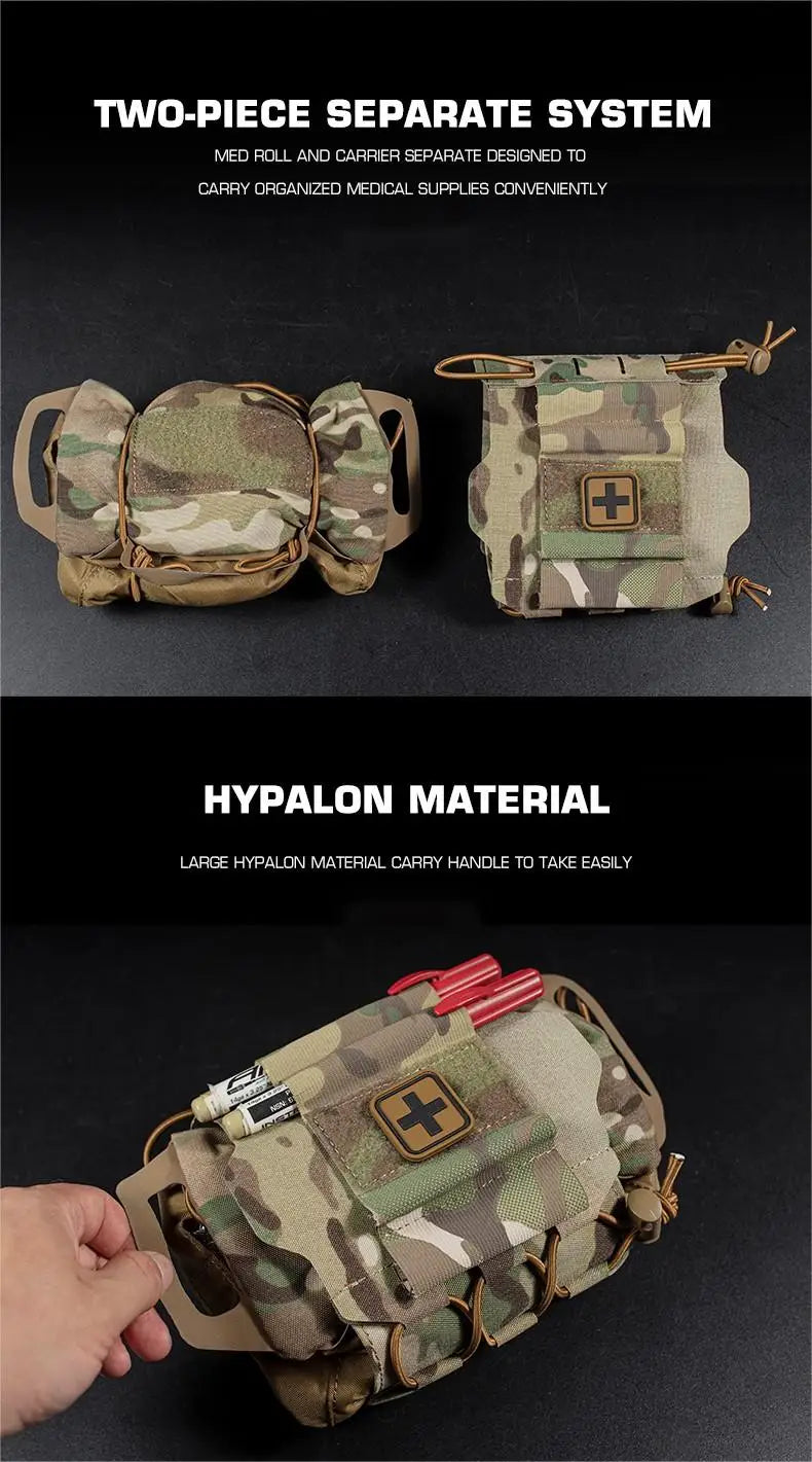 Rapid Deployment First-aid Kit  Tactical Molle Medical Pouch IFAK Kits Outdoor Hunting Military Emergency Survival Bag