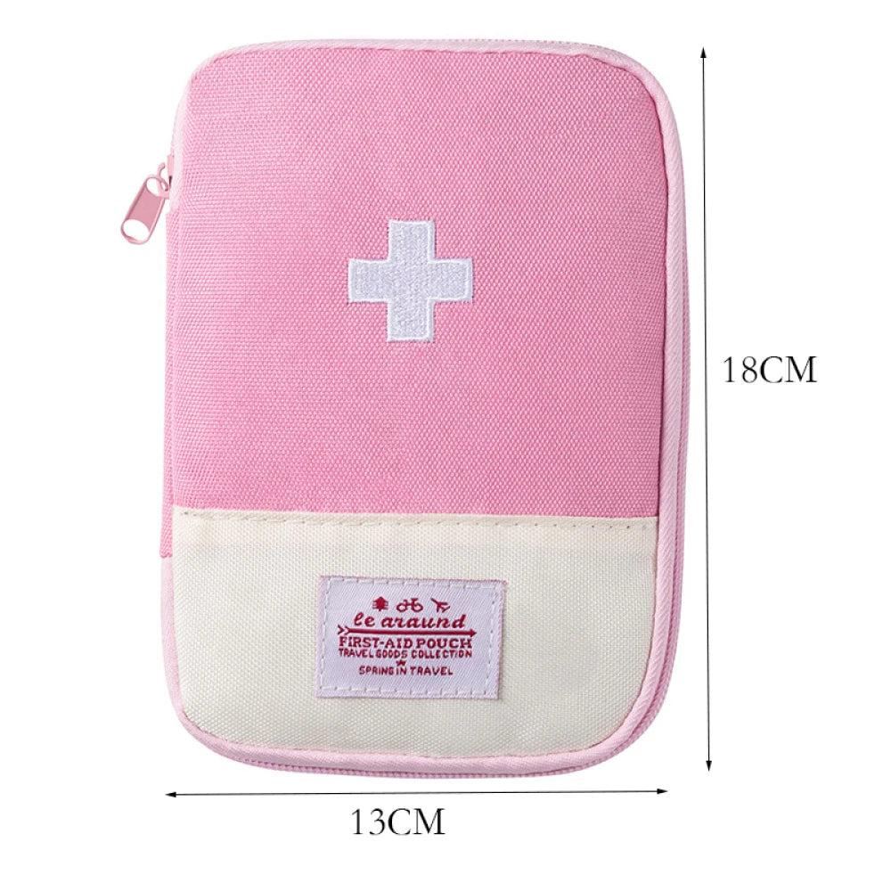 Portable Medicine Bag Cute First Aid Kit Medical Emergency Kits Organizer Outdoor Household Medicine Pill Storage Bag Travel