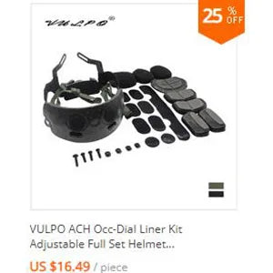 VULPO Hunting Airsoft Split Tactical Goggles Helmet And Headgear Dual-use Goggles CS Outdoor Hiking Mountaineering Glasses