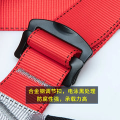 P58 Outdoor High-Altitude Work Rescue Harness, Rock Climbing, Rapid Descent Tunnel Protection, Full Body Safety Harness