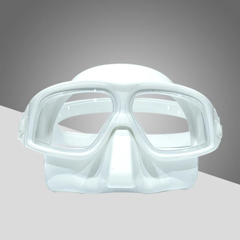 Diving mask Free diving surface mirror high definition  lens snorkeling mask equipment