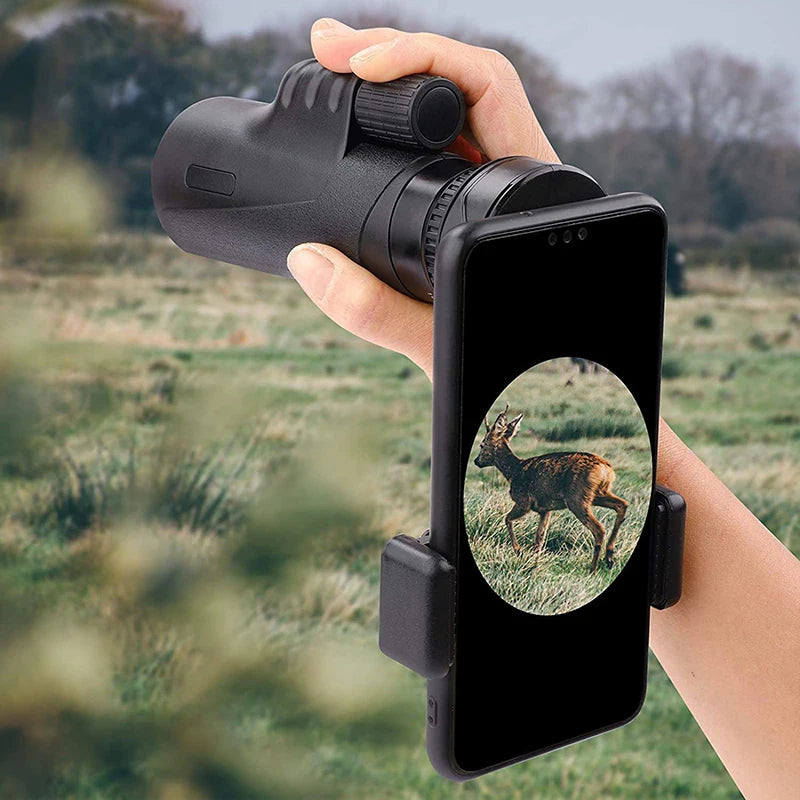 1Pc Universal Fast Phone Holder Monocular Telescope Binocular Powerful Spotting Scope Outdoor For Camera Phone Clip Adapter