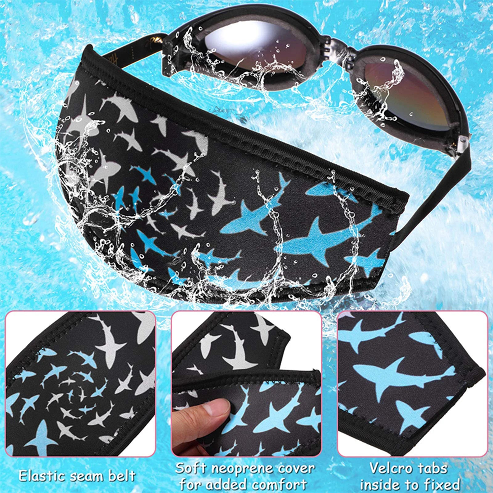 Padded Neoprene Strap Cover Scuba Dive Snorkeling Mask Protect Comfort Hair Band Snorkeling Scuba Gear Accessories Equipment