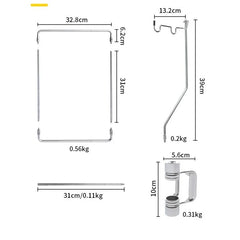 Outdoor IGT Table Accessories Portable Expandable Desktop Frame Camping Light Pole Stand Stainless Steel Desktop IGT Accessories