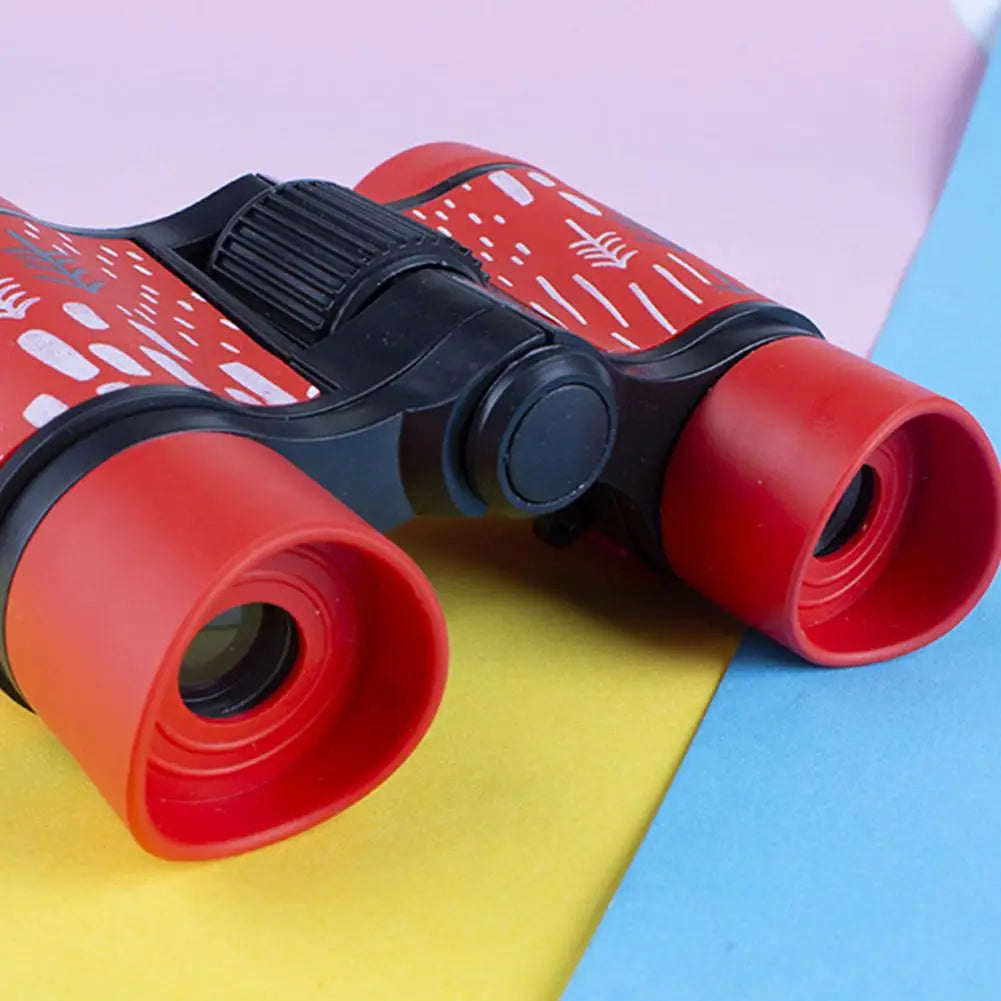 Outdoor Camping Kids Binocular Telescope Children Educational Learning Telescope Bird Watching Folding Optics Telescope 4X30mm