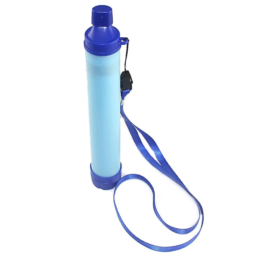 Outdoor Water Filtration Survival Water Filter Straw Water Filtration System Drinking Purifier For Emergency Hiking Camping