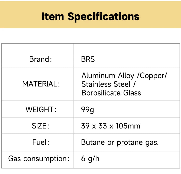 BRS-55 Burner Gas Lantern Camping Supplies Mini Burner Oil Lamp Cool Camping Gear Gas Lamp Outdoor Camping Lamp