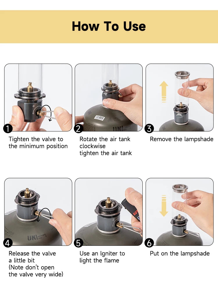 BRS-55 Burner Gas Lantern Camping Supplies Mini Burner Oil Lamp Cool Camping Gear Gas Lamp Outdoor Camping Lamp