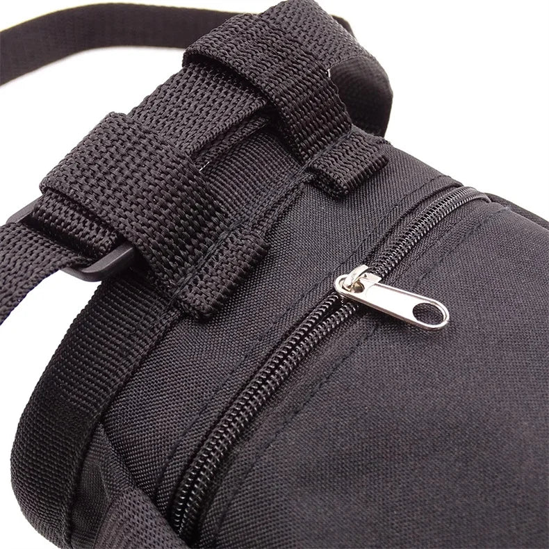 Rock Climbing Chalk Bag with Belt and Zipper Pocket for Fitness GYM Weight Lifting Hunting Bouldering Magnesia Sack